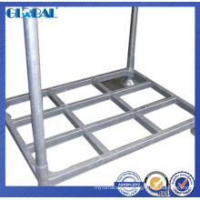 Steel tube structure of stacker rack for warehouse storage